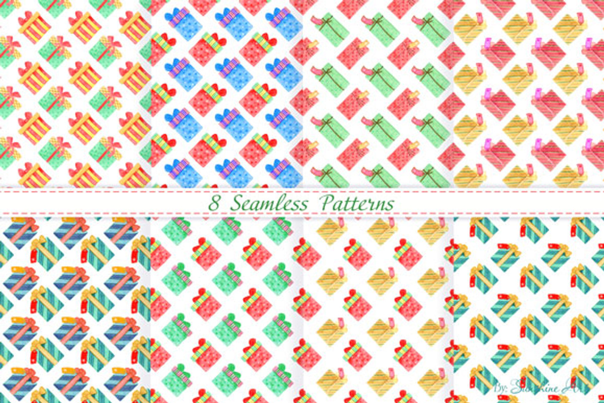 60% off Christmas Gift Boxes, a Decorative Illustration by Sunshine Art Shop (Photo 5 of 7)