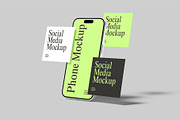 Social Media Post Mockup, a Device Mockup by Graphiculon (Thumbnail 3 of 11)