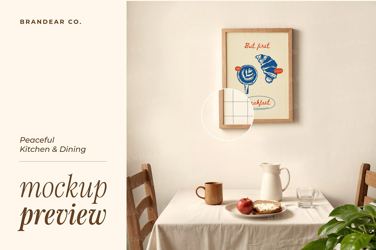 Dining & Kitchen | Frame Mockup Set, a Household Mockup by Brandear Design (Photo 9 of 12)