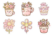 Retro Mothers Day Clipart, an Illustration by SinaCreation (Thumbnail 3 of 11)