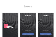 News App UI Kit, an UI Kit Template by Designerbundle (Thumbnail 3 of 4)