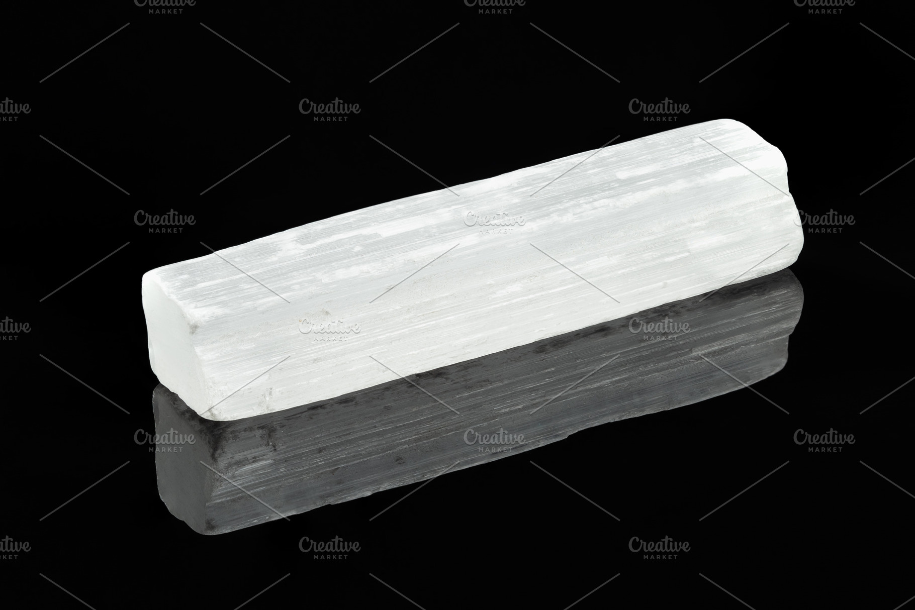 White Selenite Crystal Close Up, an Industrial Photo by Andriana Syvanych