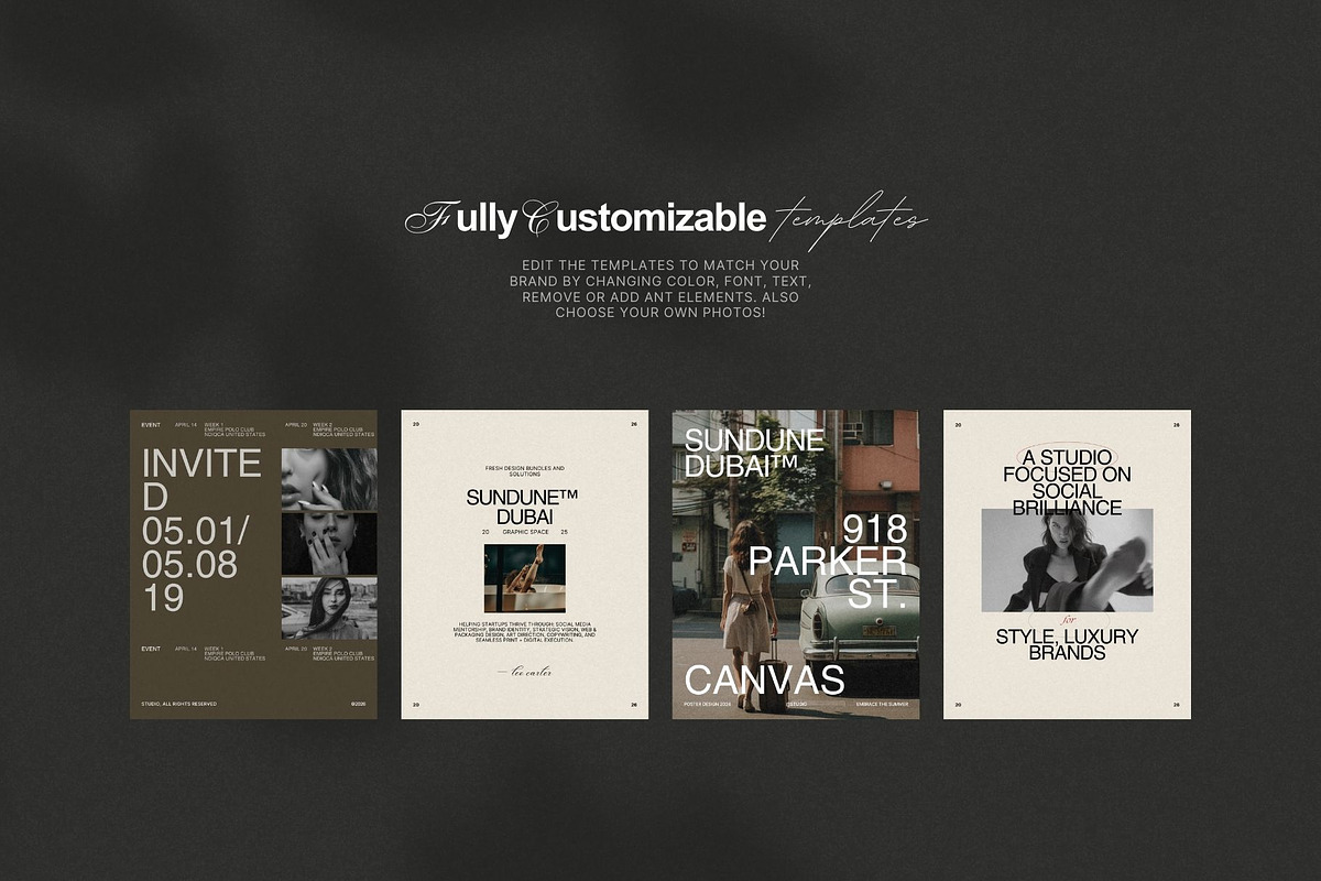 Luxury Canva Social Media Pack, a Social Media Template by Pixel Grid (Photo 7 of 9)