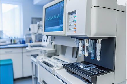 Modern medical laboratory equipped, a Health & Medical Photo by Lermont51