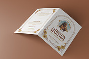 Funeral Program Creative Floral, a Brochure Template by Neermana (Thumbnail 3 of 4)