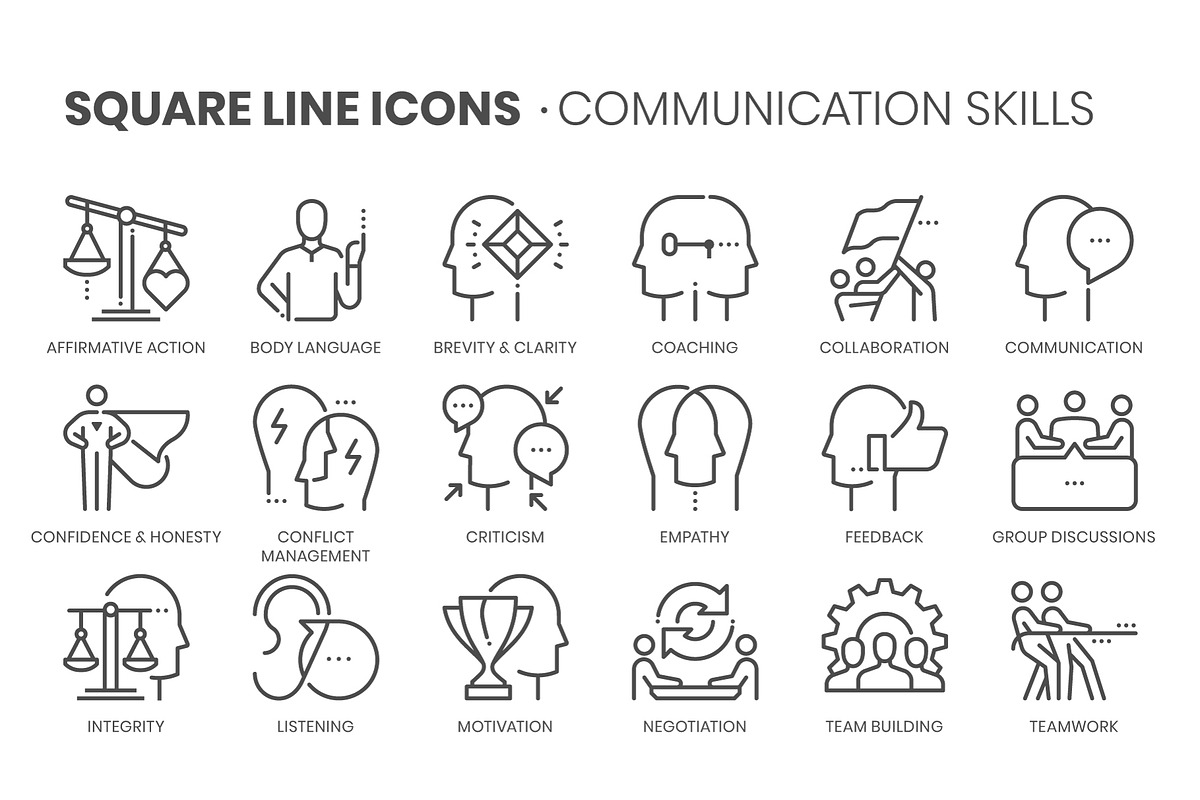 Square line icons, an Outline Icon by Howcolour (Photo 13 of 85)