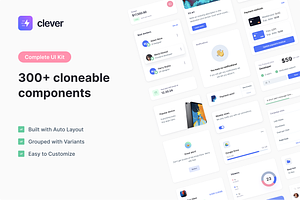 Clever Figma Dashboard UI Kit