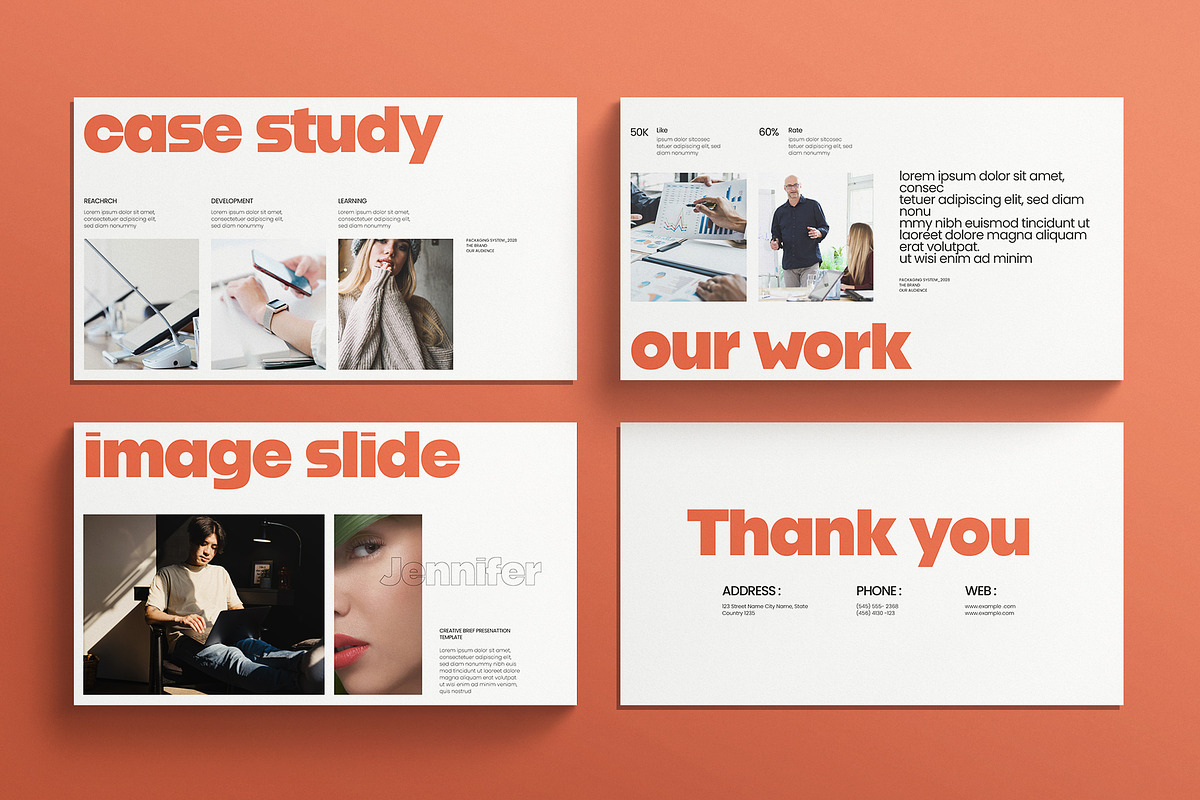 Creative Brief Presentation Template, a Presentation Template by E-Type (Photo 5 of 5)