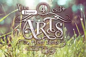 Dreamer Font 4 Arts