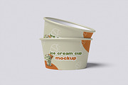 Ice Cream Cup Mockup, an Advertising Mockup by xavier_studio (Thumbnail 5 of 5)