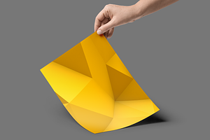 Yellow Polygons - Background Set