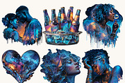 Neon Glow Party Clipart Bundle, a Person Illustration by Design Scotch (Thumbnail 4 of 9)