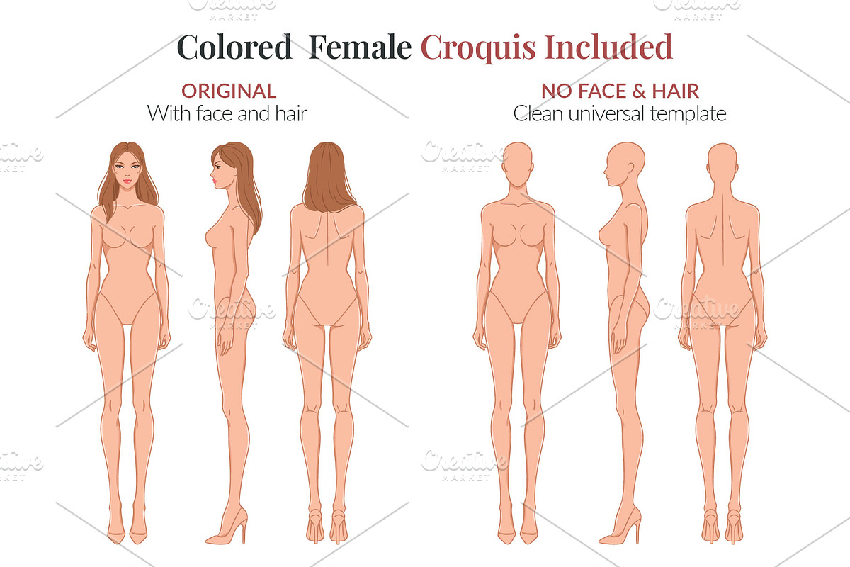 Female Fashion Croquis High Heels, a Person Illustration by Shorena Fashion Draws (Photo 5 of 8)