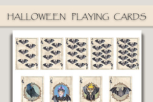 Halloween Playing Cards Collection