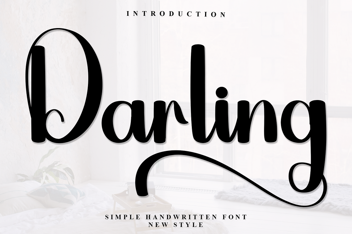 Darling, a Handwritten Font by InermediaSTUDIO (Photo 1 of 7)