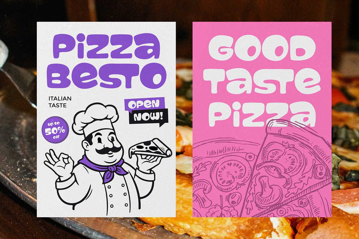 Chubby Gum - A Playful Chunky Font, a Sans Serif Font by agnyhasyastudio (Photo 5 of 15)