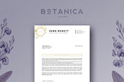 Feminine Resume Template, a Resume Template by Botanica Paperie (Thumbnail 3 of 4)