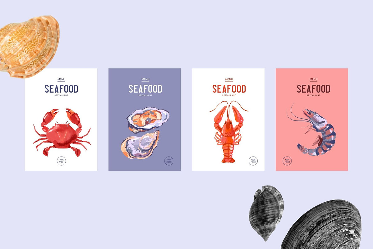 Sea Battle Gouache Illustrations, a Food Illustration by Elena Pimonova (Photo 7 of 10)