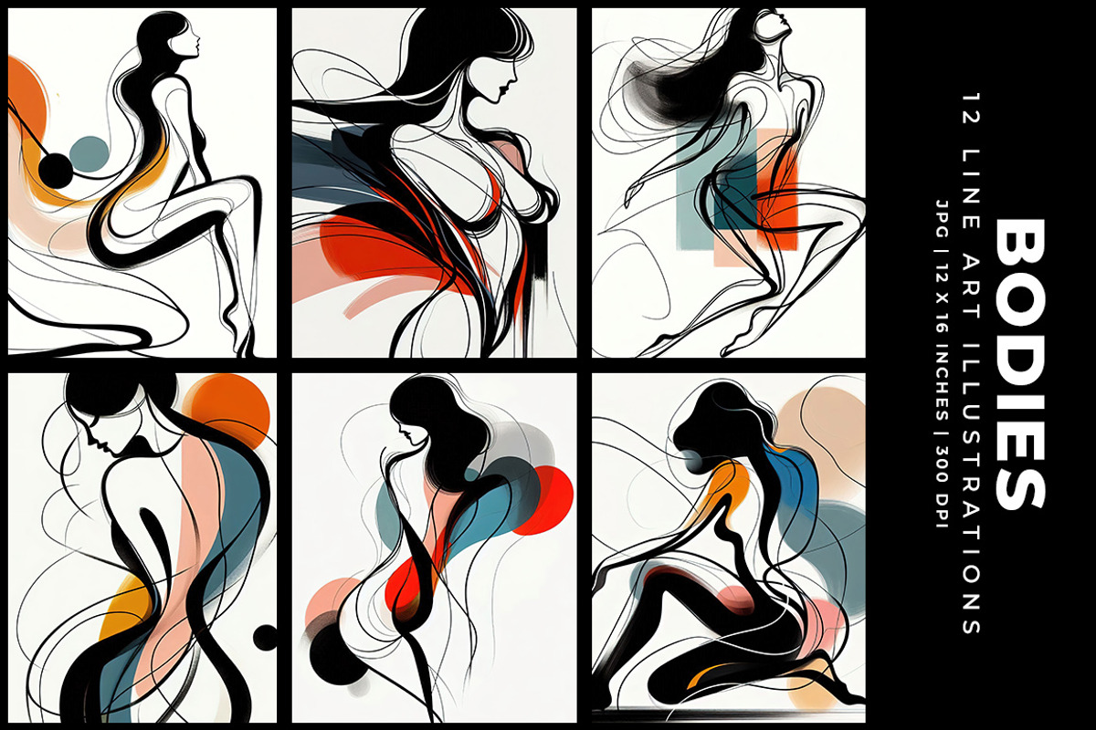 Bodies, a Decorative Illustration by Digital Art Creations (Photo 2 of 7)