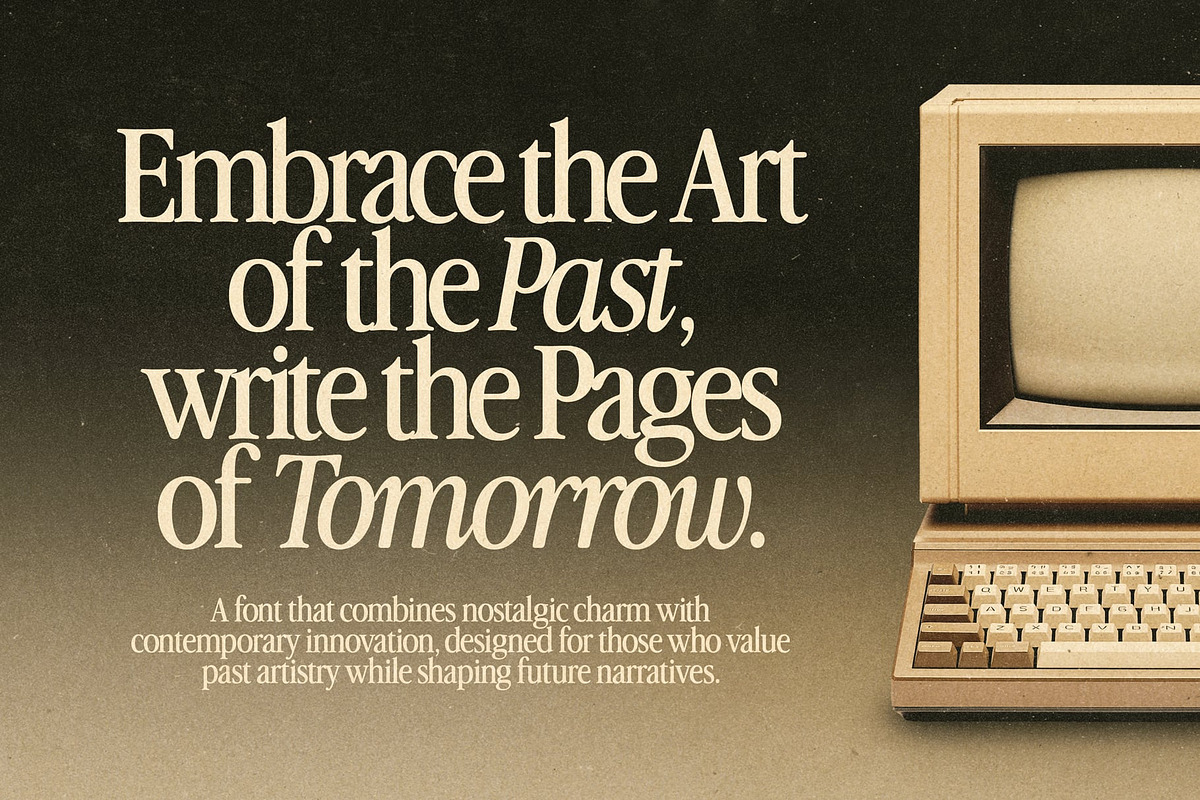 Advercase Font, a Serif Font by Indieground Design Inc. (Photo 7 of 10)