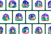 Animated Ramadan and Eid Set, a Person Illustration by Brickclay (Thumbnail 4 of 5)