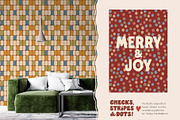 Stripe Dot Tile seamless patterns, a Pattern Graphic by Yuliya Derbisheva (Thumbnail 4 of 10)