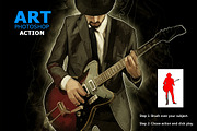 Art Photoshop Action, an Action Add-On by GrafxFun (Thumbnail 1 of 5)
