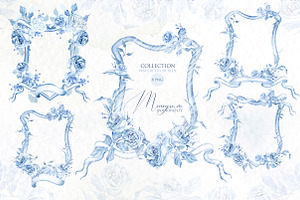 Watercolor Blue Wedding Collection