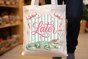 Later Gator Coquette Preppy Striped, a Work Illustration by Sublimation Artist (Thumbnail 8 of 9)