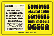 Sunkits Modern Groovy Typeface, a Sans Serif Font by Aiyari (Thumbnail 4 of 11)