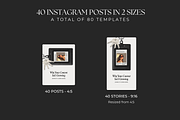 Dark Brown Instagram Posts, a Social Media Template by Meraki Templates (Thumbnail 4 of 8)