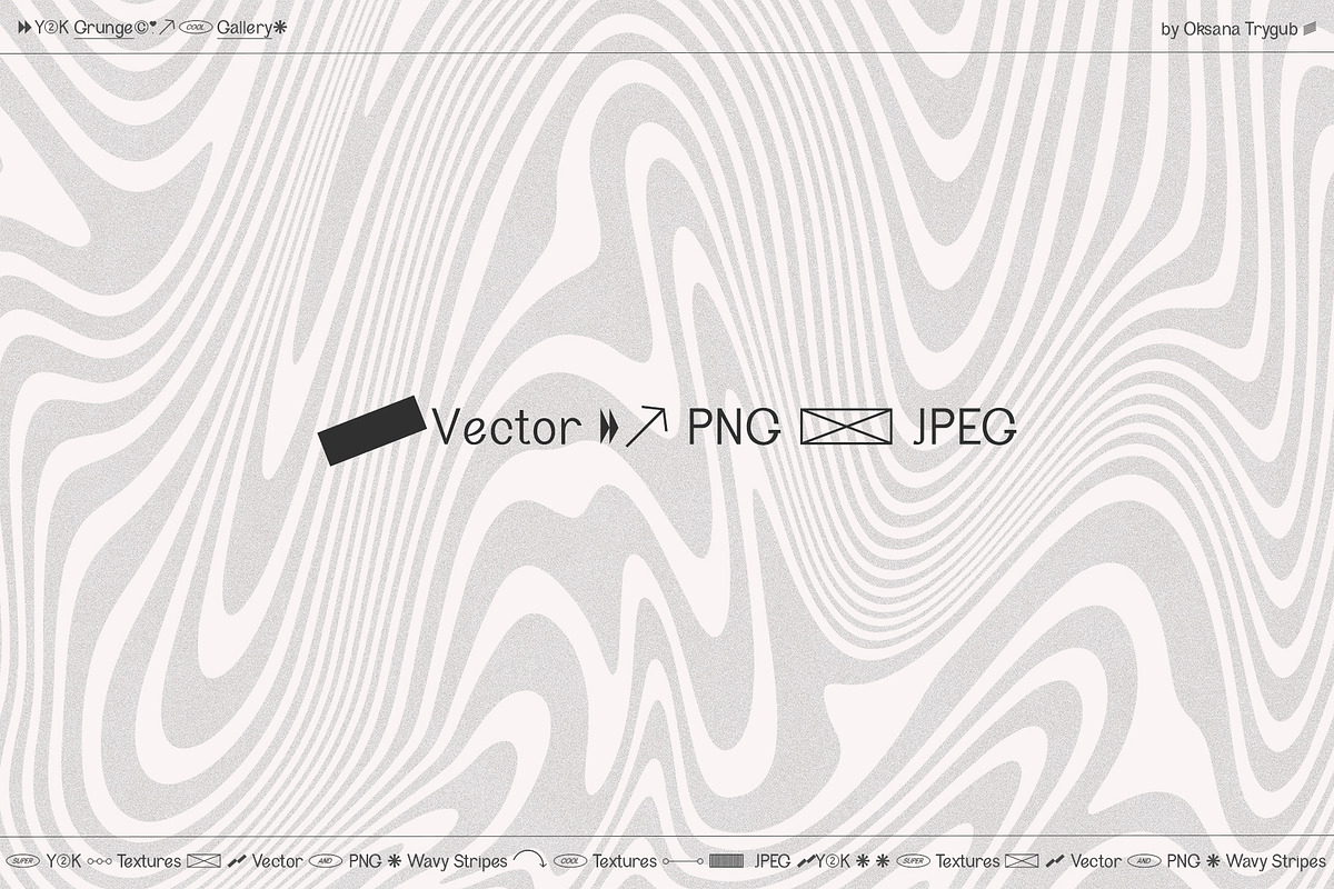 Wavy Stripe Texture & Distorted Line, a Texture Graphic by Oksana Trygub (Photo 4 of 14)