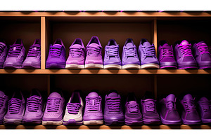 trainers purple sneakers ai, a Beauty & Fashion Photo by pikepicture