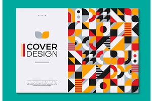 Abstract poster with shapes, a Decorative Illustration by Buch&Bee