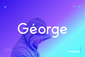 George Sans Geometric Typeface