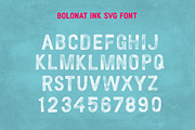 Bolonat Ink SVG OTF Version, a Sans Serif Font by Lee Iley (Thumbnail 5 of 6)