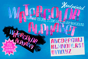 Handpainted Watercolor Alphabet, an Illustration by Seamless and more stuff (Thumbnail 2 of 3)