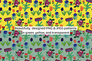 Maximalist Gouache Botanical Pattern, a Decorative Illustration by Chantelle T Illustrations (Thumbnail 2 of 9)