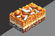 Granola Bar Watercolor Clipart, an Illustration by Black Bird Studio (Thumbnail 6 of 6)