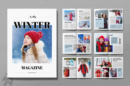 Winter Extreme Sports Magazine, a Magazine Template by MightyDesign