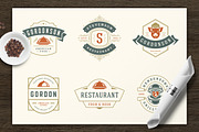 Restaurant Logos & Badges Bundle, a Branding & Logo Template by Vasya Kobelev (Thumbnail 11 of 54)