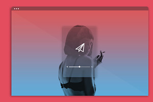 Minimal Web Browser Mockup