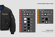 BOMBER JACKET MOCKUP, an Apparel Mockup by Voyage Studio (Thumbnail 4 of 4)