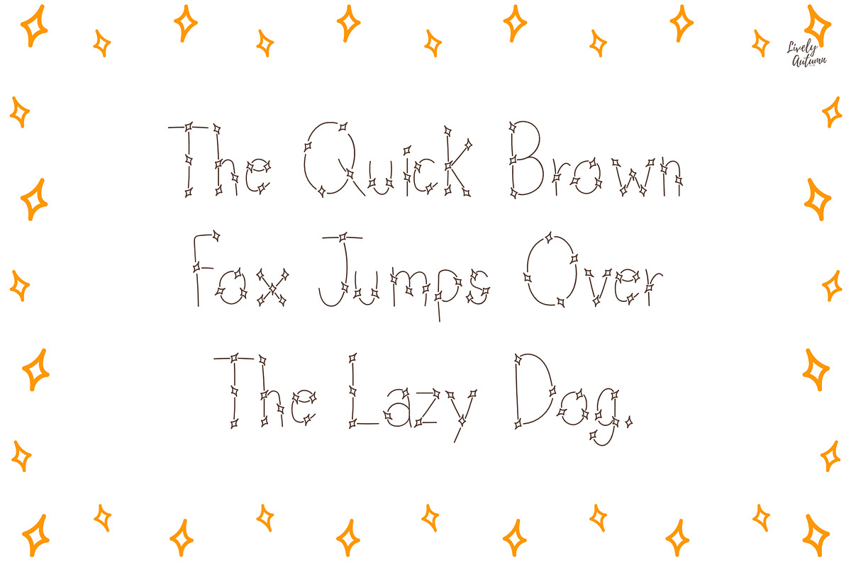 Sparkle Dream | Decorative Font, a Handwritten Font by LivelyAutumn11.11 (Photo 4 of 5)