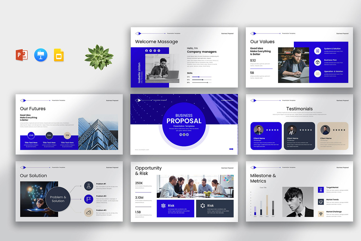 Business Proposal Template, a Presentation Template by Pradaxa (Photo 1 of 6)