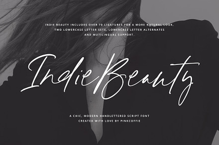 Indie Beauty Chic Handlettered Font