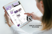 Purple Notion Student Planner, an App Template by SociallyyCreative (Thumbnail 4 of 10)