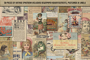Vintage Ephemera - Health and Beauty, an Object Graphic by Lucky Girl Creative (Thumbnail 2 of 4)
