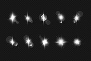47 White Lens Flare Reflection Pack, an Object Graphic by Warm Snow (Thumbnail 3 of 5)