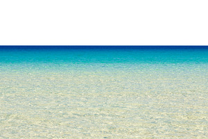 Tropical ocean isolated on white, a Nature Photo by BOOCYS